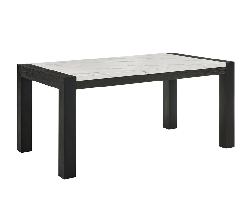 Jules Black/Light Gray Faux Marble Dining Table from Crown Mark - DMV Furniture
