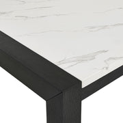 Jules Black/Light Gray Faux Marble Dining Table from Crown Mark - DMV Furniture