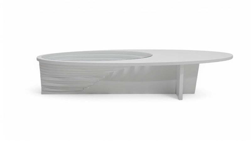 133 White Coffee Table - 133WHITE-COF