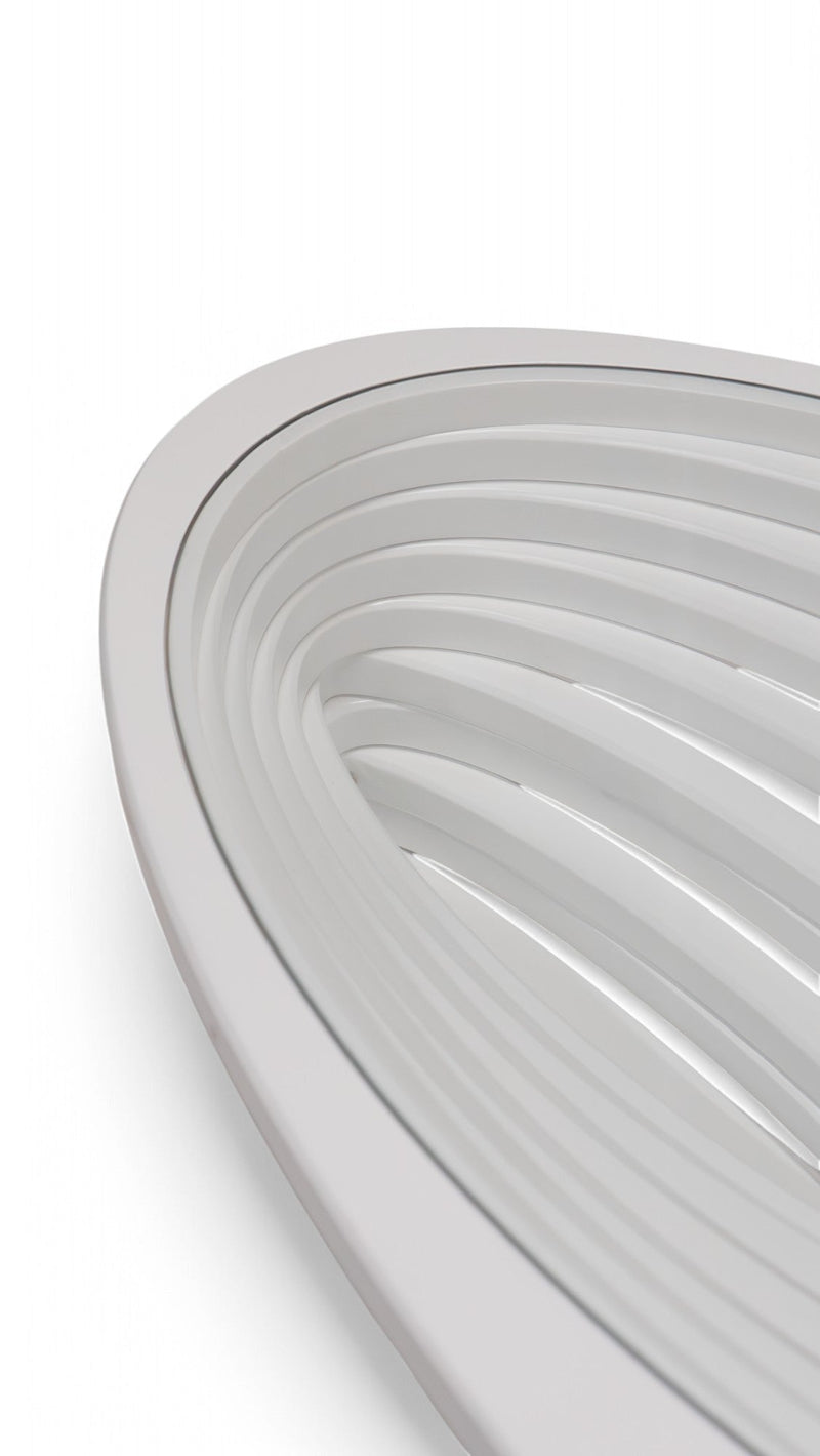 133 White Coffee Table - 133WHITE-COF