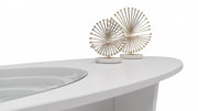 133 White Coffee Table - 133WHITE-COF