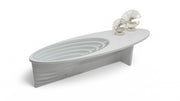 133 White Coffee Table - 133WHITE-COF