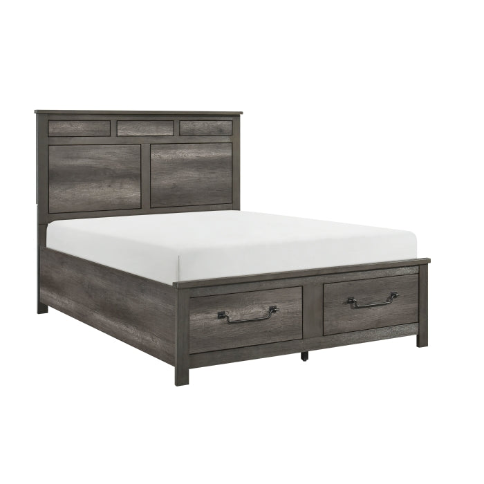 1342K-1CK* (3) California King Platform Bed with Footboard Storage - 1342K-1CK*