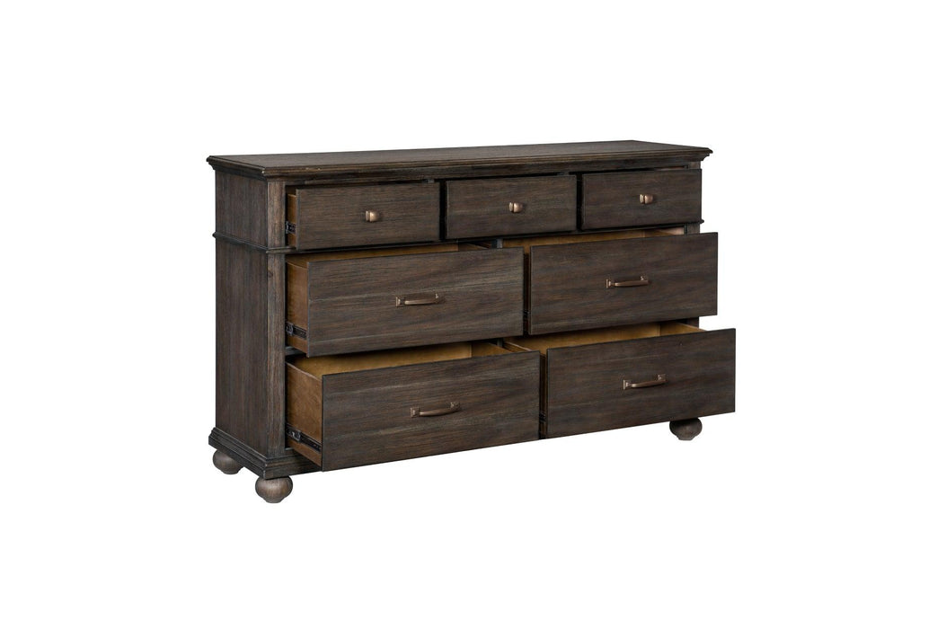 Motsinger 5 Piece Eastern King Bedroom Set In Brown 1400K-1Ek-5Set | Homelegance