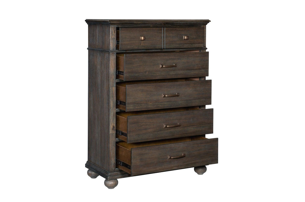 Motsinger 6 Piece Eastern King Bedroom Set In Brown 1400K-1Ek-6Set | Homelegance
