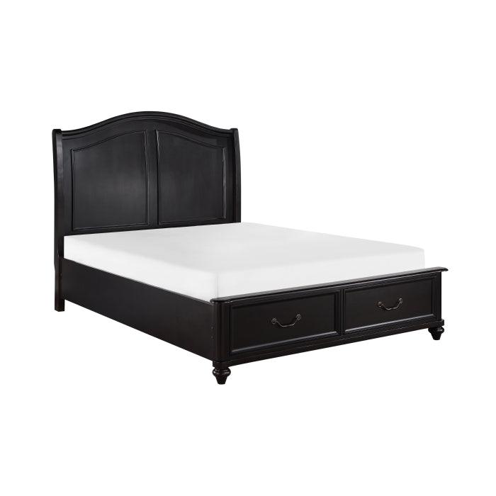 Herman 3 Piece Queen Bedroom Set In Charcoal Brown 1420-1*3 | Homelegance