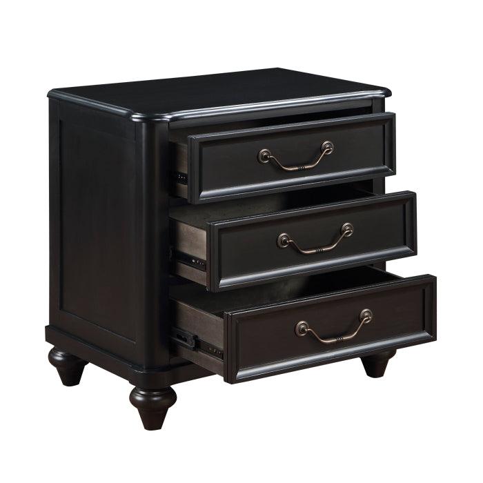 Herman 4 Piece Queen Bedroom Set In Charcoal Brown 1420-1*4 | Homelegance