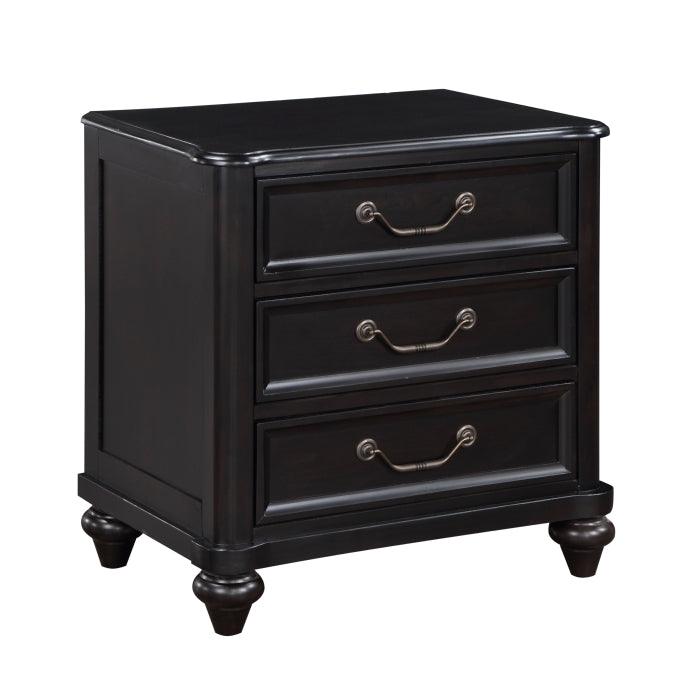 Herman 3 Piece Queen Bedroom Set In Charcoal Brown 1420-1*3 | Homelegance
