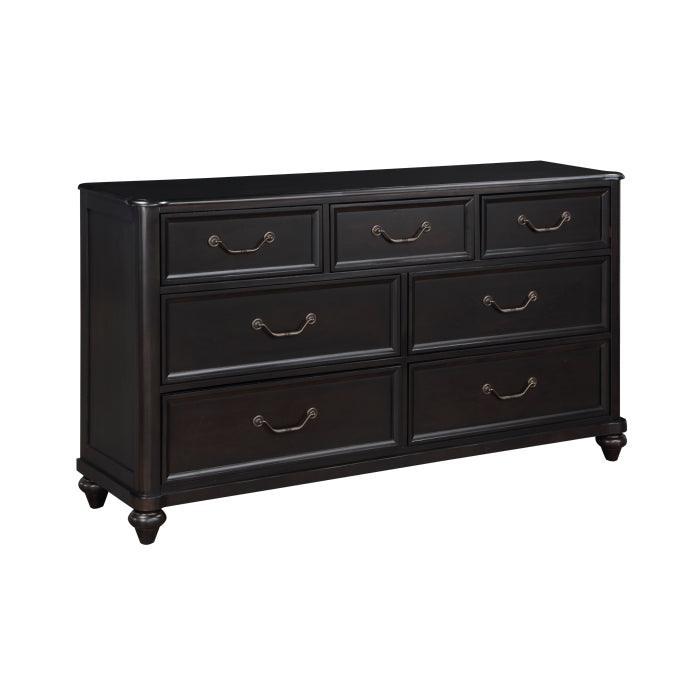 Herman 5 Piece Queen Bedroom Set In Charcoal Brown 1420-1*5 | Homelegance