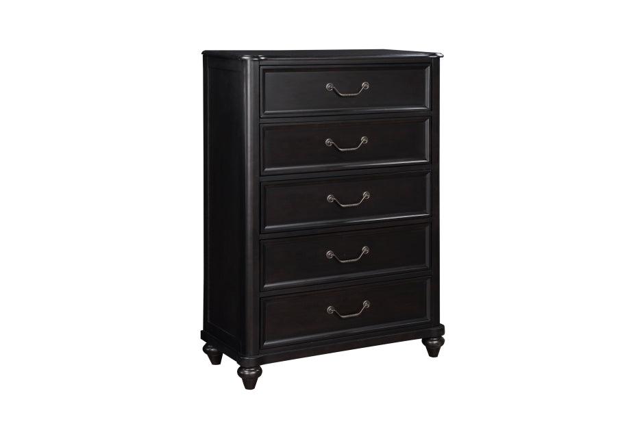 Herman 6 Piece Eastern King Bedroom Set In Charcoal Brown 1420-1Ek*6 | Homelegance
