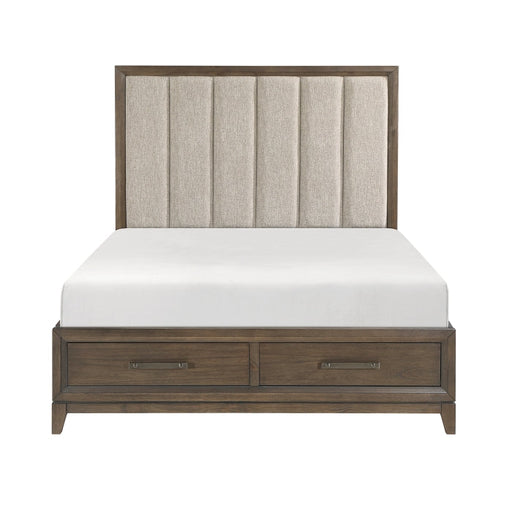 1422N-1* (3) Queen Platform Bed with Footboard Storage - 1422N-1*