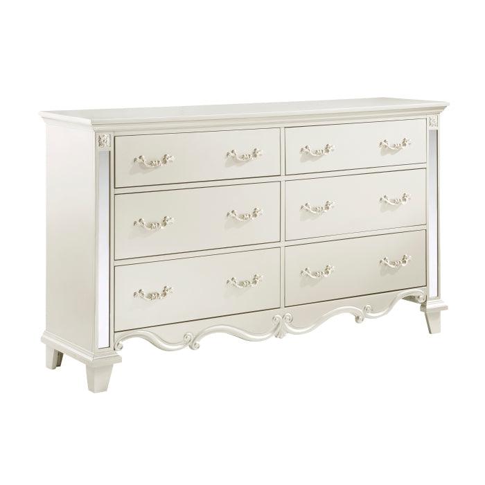 Ever 5 Piece Queen Bedroom Set In Champagne 1429-1*5 | Homelegance