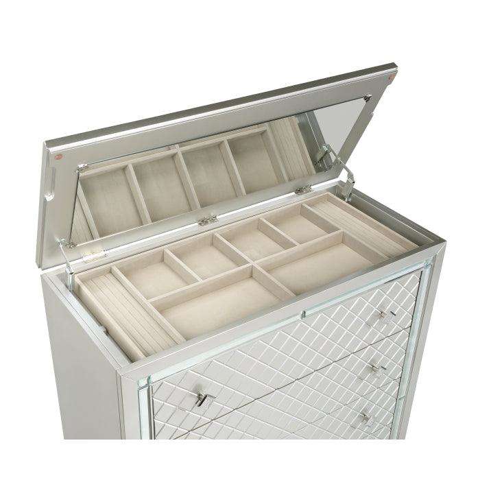 Leesa Chest In Silver 1430-9 | Homelegance