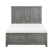 1450F-1* (3) Full Platform Bed with Footboard Storage - 1450F-1*