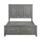 1450F-1* (3) Full Platform Bed with Footboard Storage - 1450F-1*