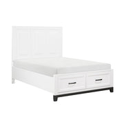 1450WHF-1* (3) Full Platform Bed with Footboard Storage - 1450WHF-1*