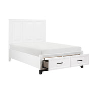1450WHF-1* (3) Full Platform Bed with Footboard Storage - 1450WHF-1*
