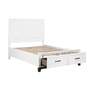 1450WHF-1* (3) Full Platform Bed with Footboard Storage - 1450WHF-1*