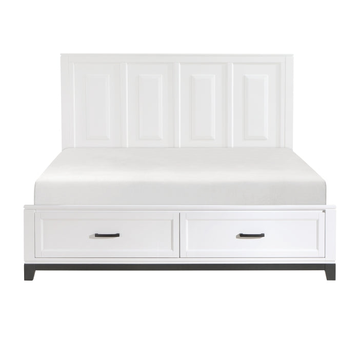 1450WHK-1EK* (3) Eastern King Platform Bed with Footboard Storage - 1450WHK-1EK*