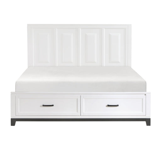 1450WHK-1EK* (3) Eastern King Platform Bed with Footboard Storage - 1450WHK-1EK*