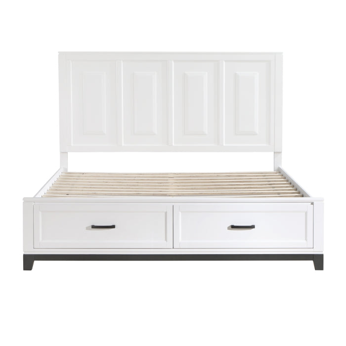 1450WHK-1EK* (3) Eastern King Platform Bed with Footboard Storage - 1450WHK-1EK*