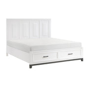 1450WHK-1EK* (3) Eastern King Platform Bed with Footboard Storage - 1450WHK-1EK*