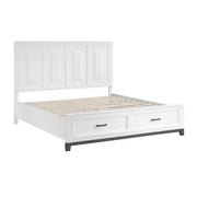 1450WHK-1EK* (3) Eastern King Platform Bed with Footboard Storage - 1450WHK-1EK*