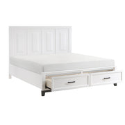 1450WHK-1EK* (3) Eastern King Platform Bed with Footboard Storage - 1450WHK-1EK*