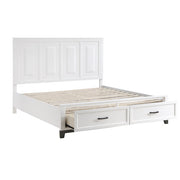 1450WHK-1EK* (3) Eastern King Platform Bed with Footboard Storage - 1450WHK-1EK*