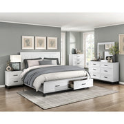 1450WHK-1EK* (3) Eastern King Platform Bed with Footboard Storage - 1450WHK-1EK*