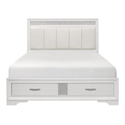 1505W-1* (3) Queen Platform Bed with Footboard Storage - 1505W-1*