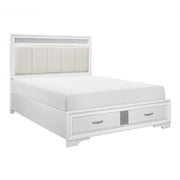 1505WK-1EK* (3) Eastern King Platform Bed with Footboard Storage - 1505WK-1EK*