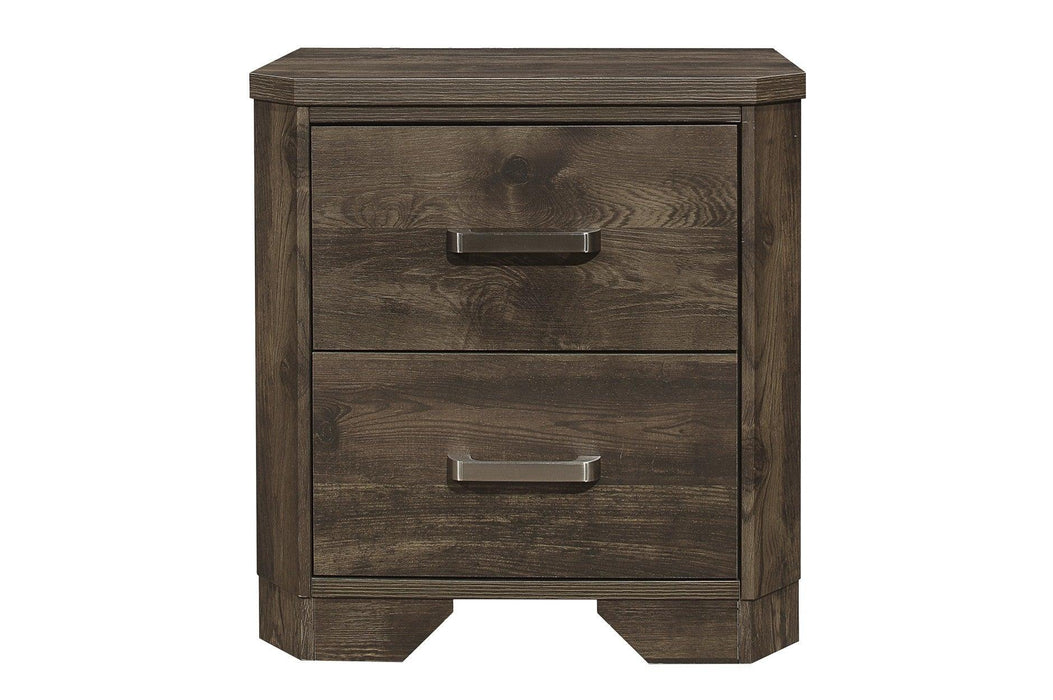 Jocelyn 3 Piece Eastern King Bedroom Set In Rustic Brown 1509K-1Ek-3Set | Homelegance