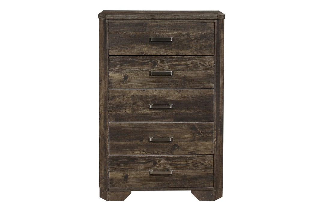 Jocelyn 6 Piece Queen Bedroom Set In Rustic Brown 1509-1-6Set | Homelegance