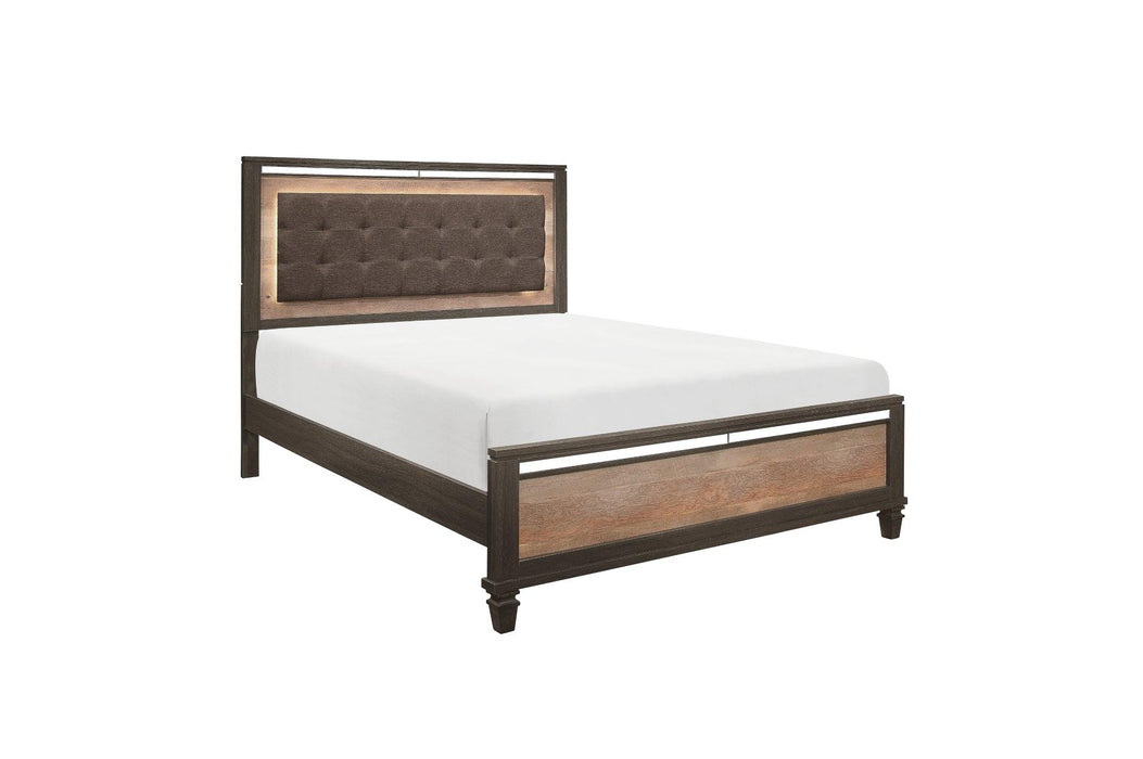 Danridge 3 Piece Queen Bedroom Set In Brown 1518-1-3Set | Homelegance