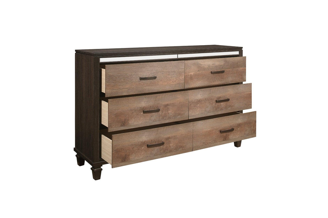 Danridge 5 Piece Eastern King Bedroom Set In Brown 1518K-1Ek-5Set | Homelegance