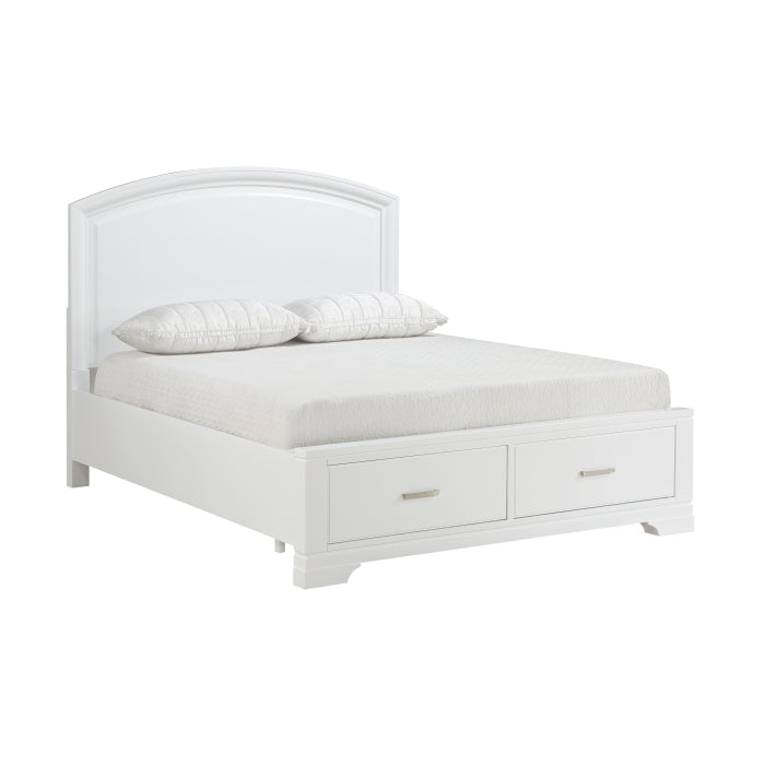 1520WHF-1* (3) Full Platform Bed with Footboard Storage - 1520WHF-1*