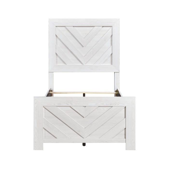 1534NPWHT-1 Twin Bed - 1534NPWHT-1