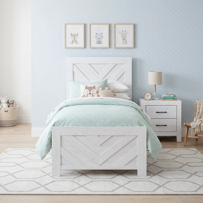 1534NPWHT-1 Twin Bed - 1534NPWHT-1