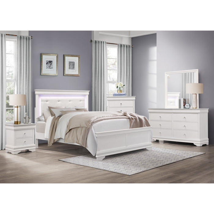 1556WF-1* (2) Full Bed with LED Lighting - 1556WF-1*