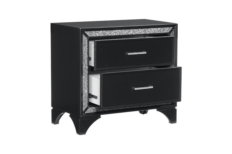 Salon 3 Piece Queen Bedroom Set 1572Bk-Q-3Set | Homelegance
