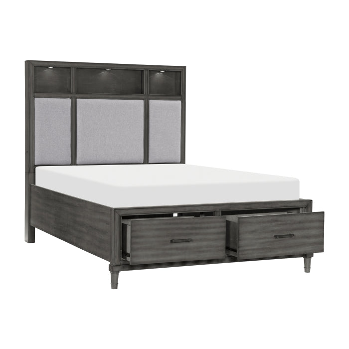 1573-1* (3) Queen Platform Bed - 1573-1*