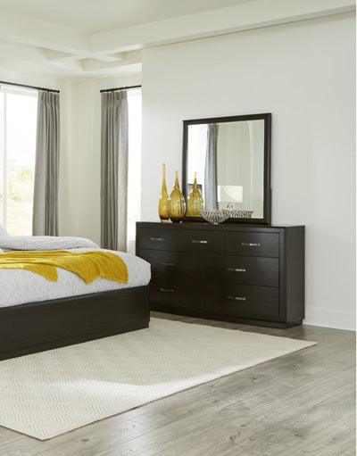 Hodgin Dresser With Mirror In Dark Charcoal 1575-Dm | Homelegance