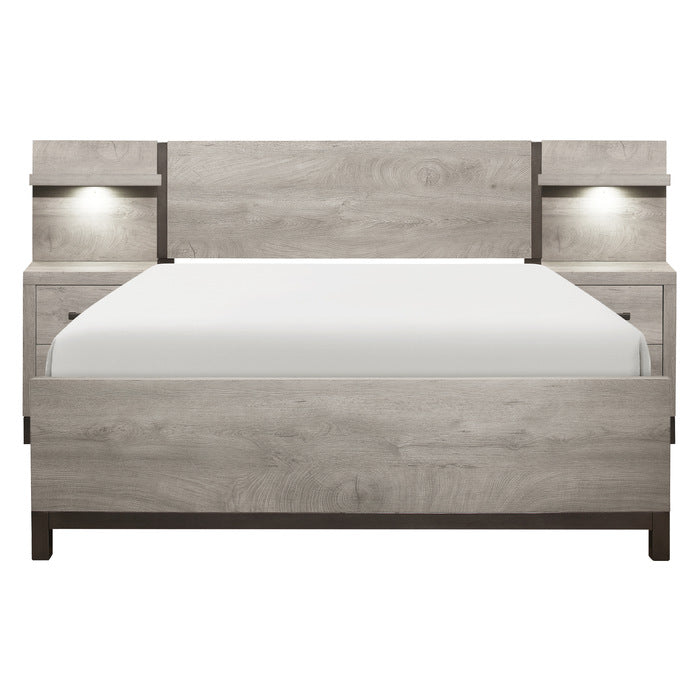 1577-1*WB 5pc Set Queen Wall Bed (QB+2NS+2NS-P) - 1577-1*WB