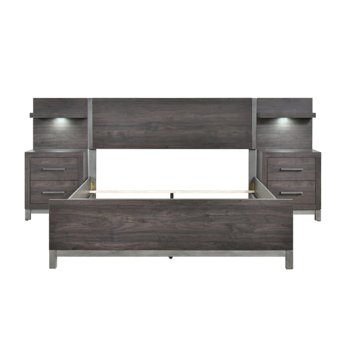 1577DGF-1*WB 5pc Set Full Wall Bed (FB+2NS+2NS-P) - 1577DGF-1*WB
