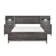 1577DGK-1CK*WB 5pc Set California King Wall Bed (CK+2NS+2NS-P) - 1577DGK-1CK*WB