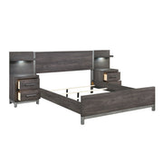 1577DGK-1CK*WB 5pc Set California King Wall Bed (CK+2NS+2NS-P) - 1577DGK-1CK*WB