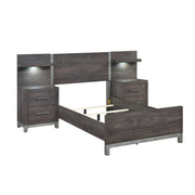 1577DGT-1*WB 5pc Set Twin Wall Bed (TB+2NS+2NS-P) - 1577DGT-1*WB