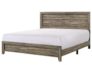 Crown Mark Millie King Panel Bed in Grey image