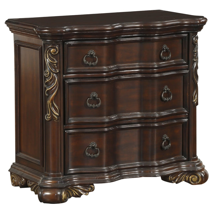 1603-4M Marble Top Night Stand - 1603-4M